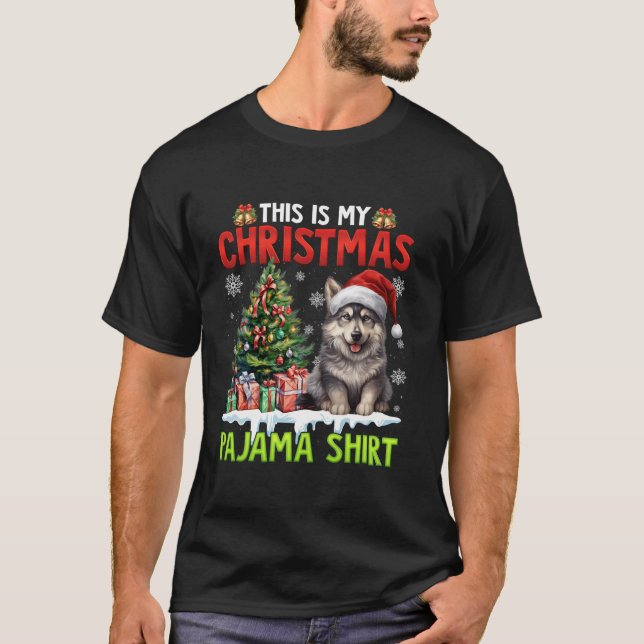 Camiseta Es gracioso que estos sean mis Navidades Pajama Sh (Anverso)