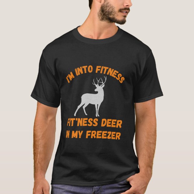 Camiseta Es gracioso que estoy en forma apta para Ness Deer (Anverso)