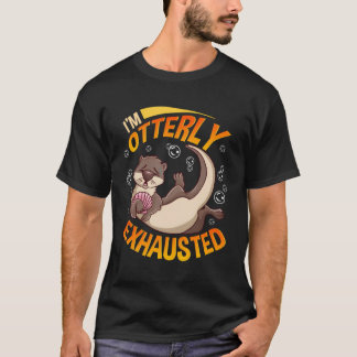 Camiseta Es Gracioso Que Estoy Totalmente Exhausto Pun De M
