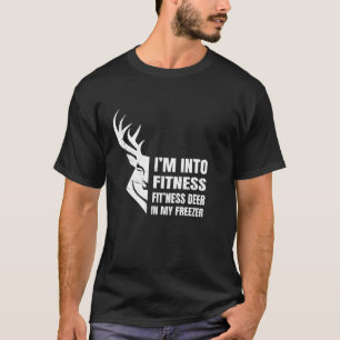 Camiseta Es gracioso que me gusta el ciervo de fitness en m