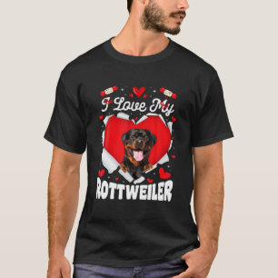 Camiseta Es gracioso que me guste mi amante de los rottweil