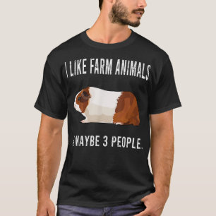 Camiseta Es Gracioso Que Me Gusten Los Animales De Granjas