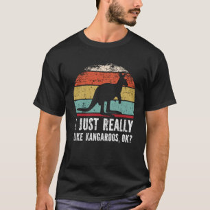 Camiseta Es Gracioso Que Me Gusten Los Kangaroos.