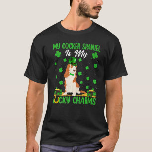 Camiseta Es Gracioso Que Mi Cocker Spaniel Es Mi Afortunado