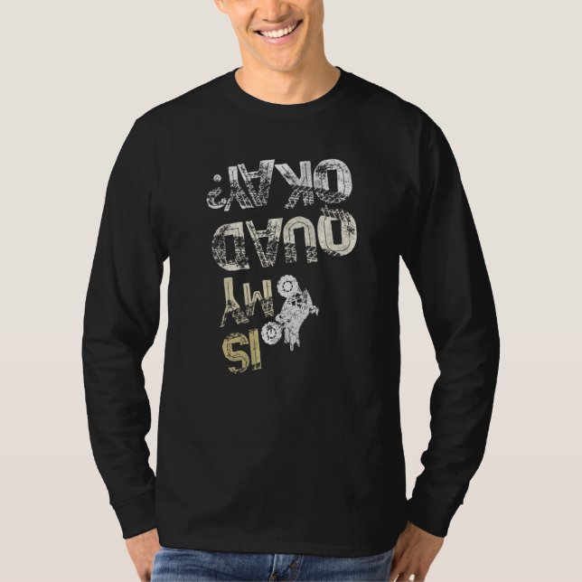 Camiseta Es Gracioso Que Mi Conductor De Carrera Atv De Cua (Anverso)