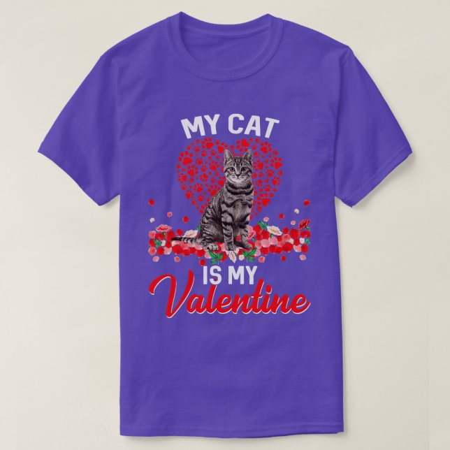 Camiseta Es gracioso que mi gato sea mi amante del gato gat (Diseño del anverso)