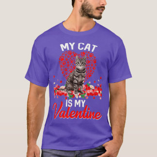 Camiseta Es gracioso que mi gato sea mi amante del gato gat