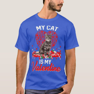 Camiseta Es gracioso que mi gato sea mi amante del gato gat