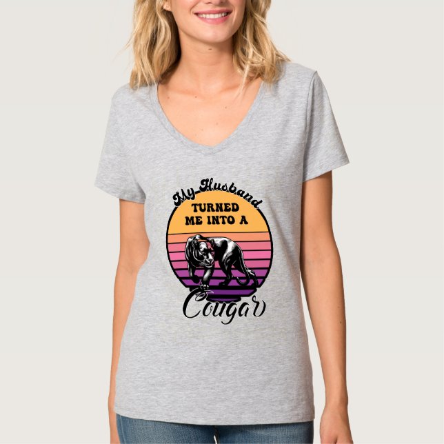 Camiseta Es gracioso que mi marido me convirtiera en un cug (Anverso)