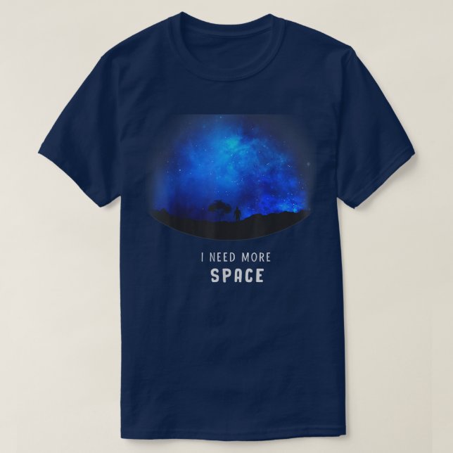 Camiseta Es gracioso que necesite más astronomía espacial G (Diseño del anverso)