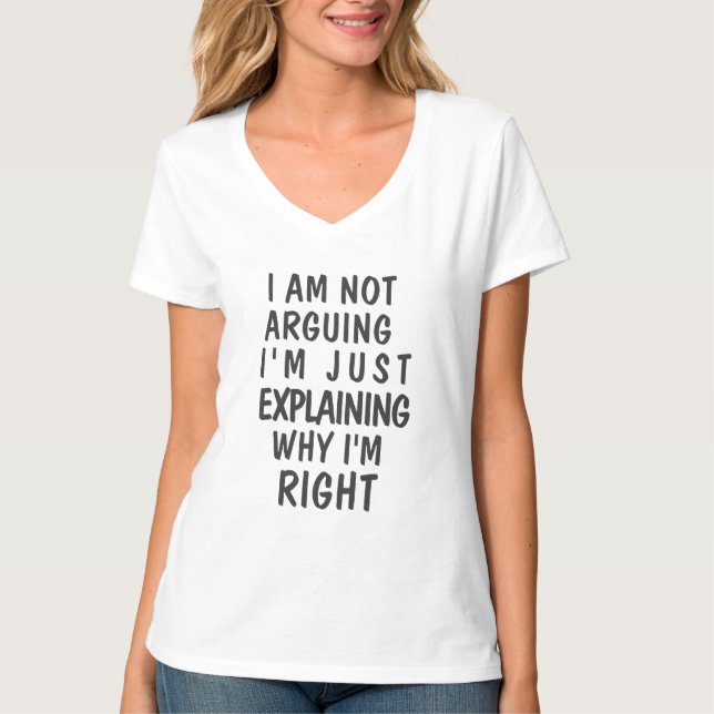 Camiseta Es gracioso que no esté discutiendo sobre las muje (Anverso)