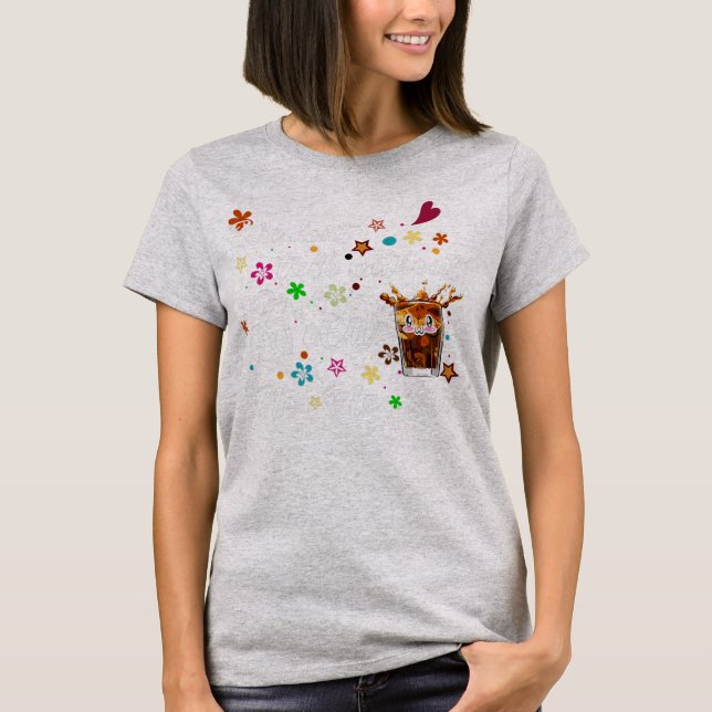 Camiseta Es gracioso que no hablemos sin brea, no sin café (Anverso)