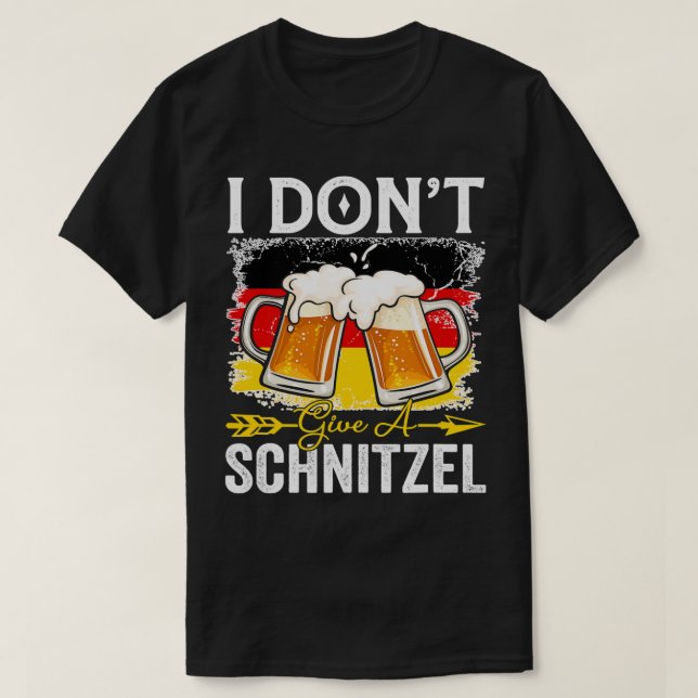 Camiseta Es gracioso que no le dé una bandera de Schnitzel  (Diseño del anverso)