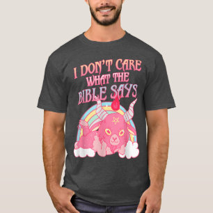 Camiseta Es gracioso que no me importe lo que dice la Bibli