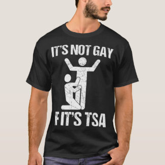 Camiseta Es gracioso que no sea gay si es música de TSA