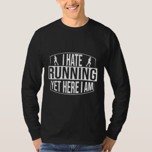 Camiseta Es gracioso que odie correr mitad de regalo de mar