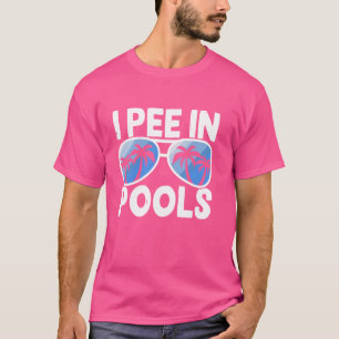 Camiseta Es Gracioso Que Pee En La Playa De Glasses De Pisc