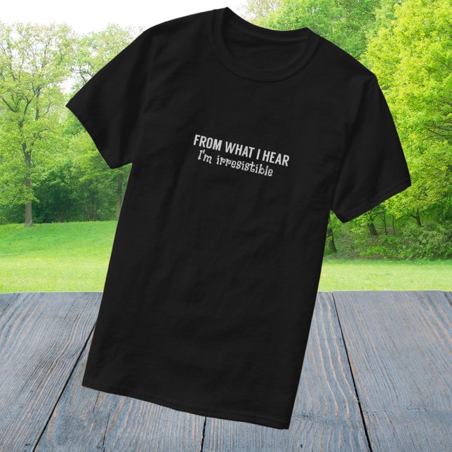 Camiseta Es gracioso que sea irresistible la lengua en la m (Subido por el creador)