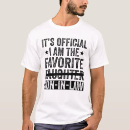 Camiseta Es gracioso que sea oficial que soy el suegro favo