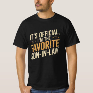 Camiseta Es gracioso que sea oficial que soy el suegro favo