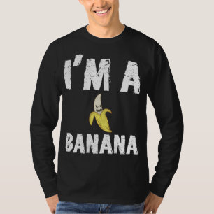 Camiseta Es gracioso que sea un banano asustado