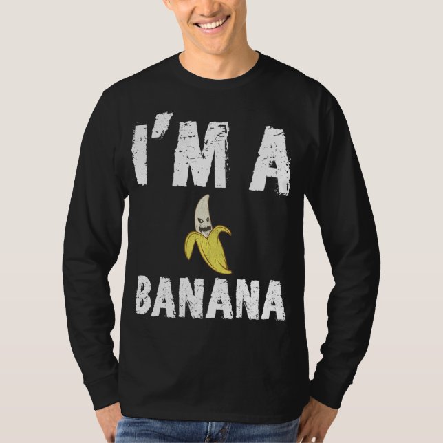 Camiseta Es gracioso que sea un banano asustado (Anverso)