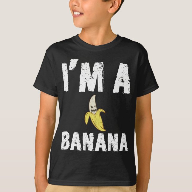 Camiseta Es gracioso que sea un banano asustado (Anverso)