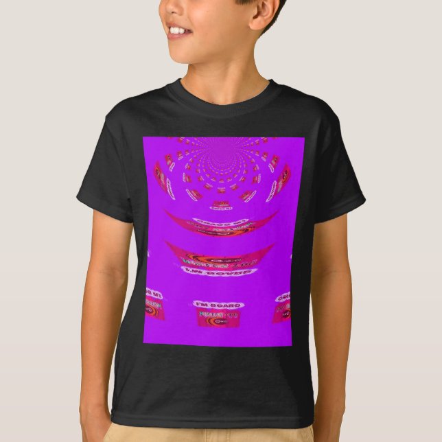 Camiseta Es gracioso que te echo de menos que estoy aburrid (Anverso)