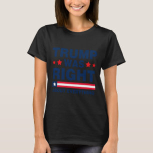 Camiseta Es gracioso que Trump 2024 tuviera razón
