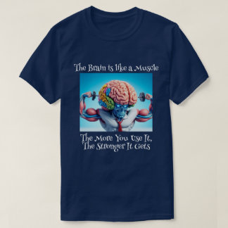Camiseta Es gracioso que tu cerebro sea como un músculo
