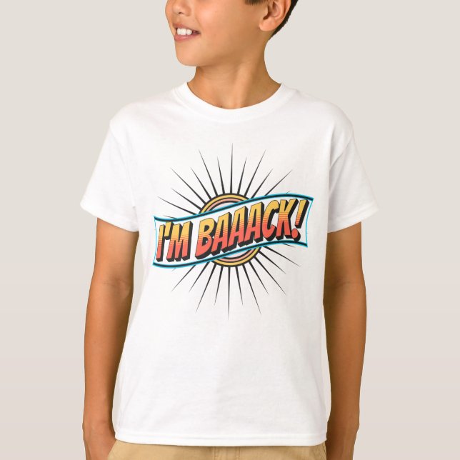 Camiseta Es Gracioso Que Vuelvo A La Escuela (Anverso)