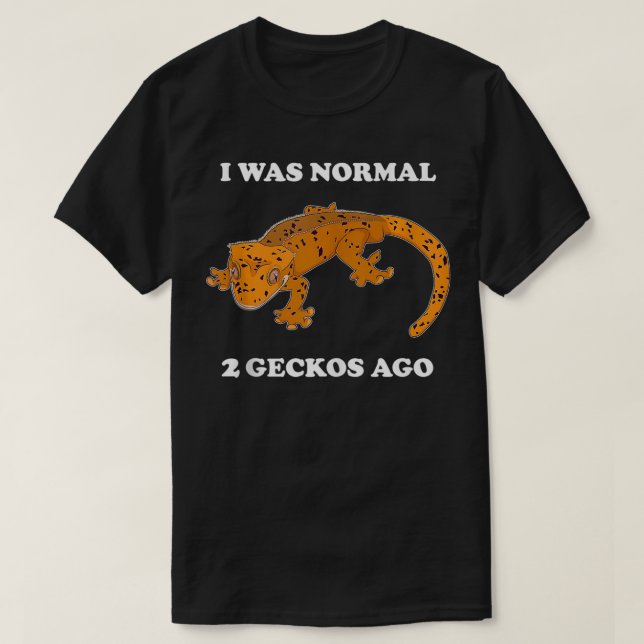 Camiseta Es gracioso que yo fuera el Mascota de Gecko norma (Diseño del anverso)