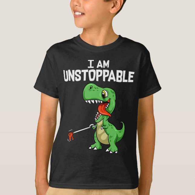 Camiseta Es gracioso que yo sea imparable Grabber Pun de di (Anverso)