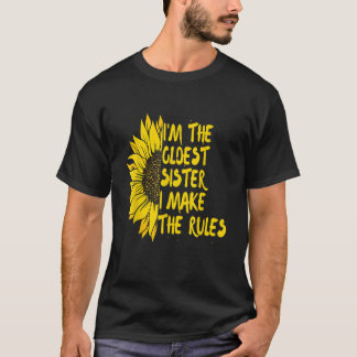 Camiseta Es gracioso que yo sea la hermana mayor que hago l