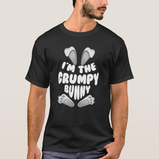 Camiseta Es gracioso que yo soy el gruñón de los hombres de (Anverso)