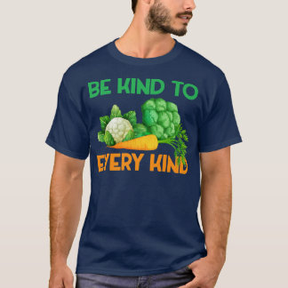 Camiseta Es gracioso ser amable con todo tipo de comida veg