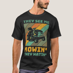 Camiseta Es Gracioso Verme Mow Odian El Jardinero De Césped