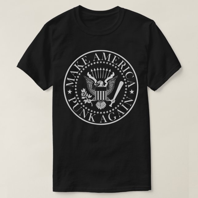 Camiseta Es gracioso volver a hacer que el Punk de Estados  (Diseño del anverso)