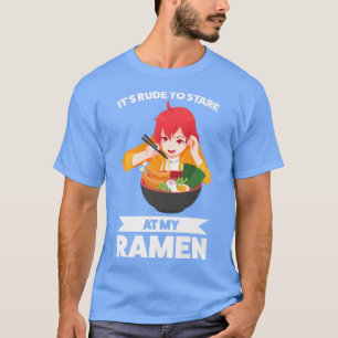 Camiseta Es grosero mirar en mi Ramen japonés 380