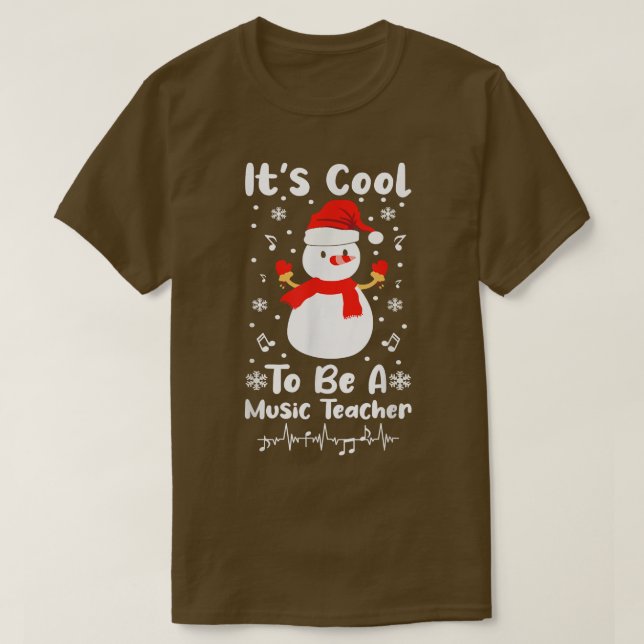 Camiseta Es Guay ser músico de Navidades de profesores de m (Diseño del anverso)