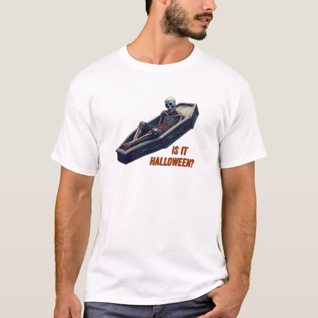 Camiseta ¿Es Halloween? (Anverso)