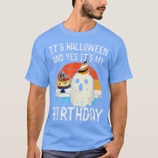 Camiseta Es Halloween Y Sí, Es Mi Boo Gracioso De Cumpleaño