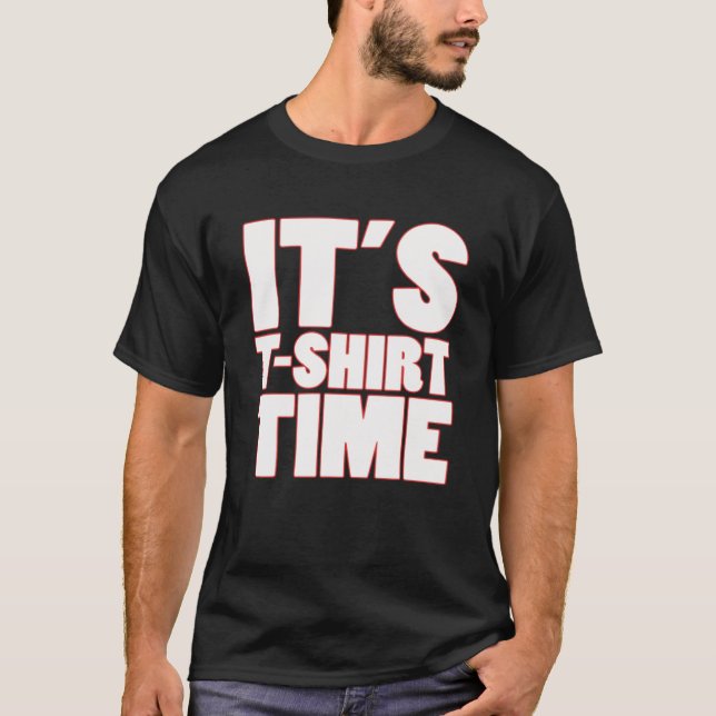 Camiseta Es hora (Anverso)