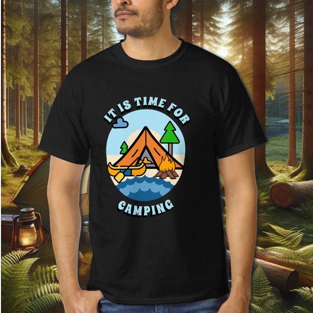 Camiseta Es hora de acampar (Subido por el creador)