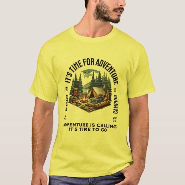 Camiseta Es hora de aventurarse (Anverso)