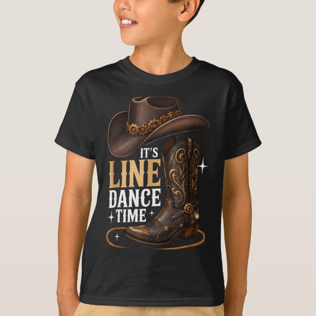 Camiseta Es hora de bailar en línea (Anverso)