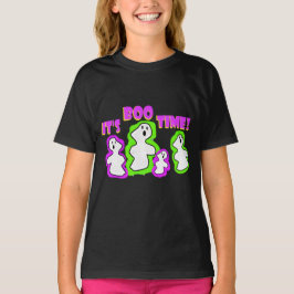 Camiseta Es Hora de Boo Halloween Diversión Espeluznante Fa