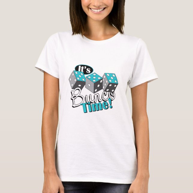 Camiseta ¡Es hora de Bunco! (Anverso)
