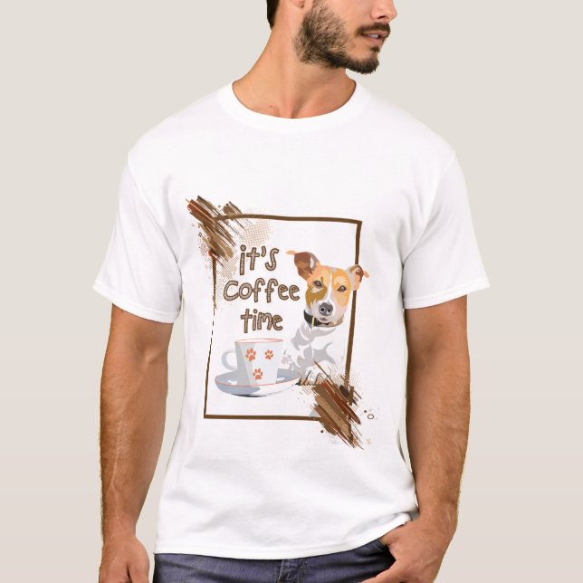 Camiseta Es hora de café (Anverso)