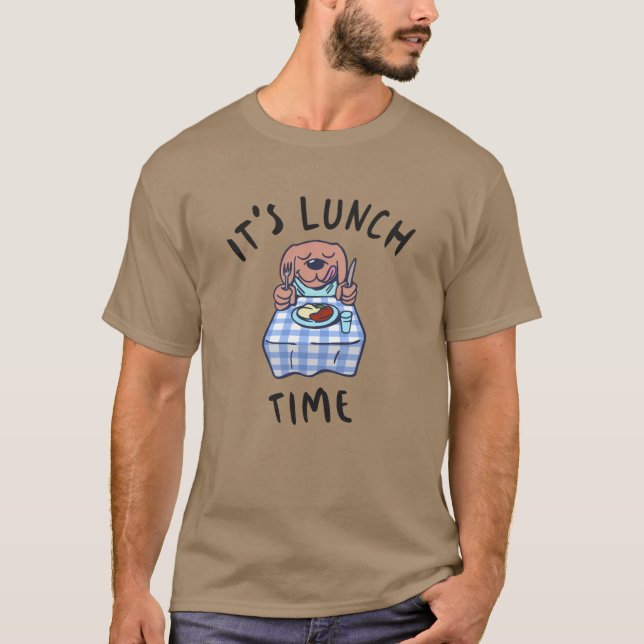 Camiseta Es hora de comer (Anverso)